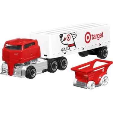 Imagem de Hot Wheels - Caminhão Bullseye's Big Rig & Shopping Cart - Target Exclusive - HMK76