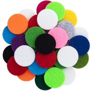 Imagem de HINZIC 30 peças de refil de aromatizador de ar de carro de cor aleatória, 22 x 3,7 mm, reposição de aromatizador de ar sem cheiro, comprimidos de refil de perfumes de óleo redondos para difusores de