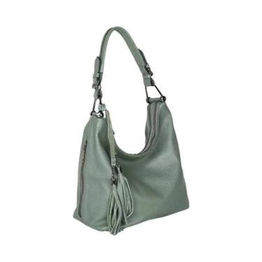 Imagem de Bolsa De Ombro Grande Em Couro Vermelho Com Franjas Para Mulheres, Bol