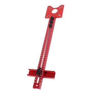 Imagem de Akozon Suporte de Ranhura para Fresamento de Roteador - Placa Giratória de Máquina de Aparar 3 Em 1 para Marcenaria, Ferramenta Multifuncional Removível - Comprimento de 445 Mm para Corte e