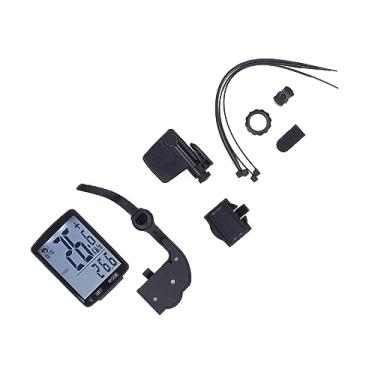 Imagem de AUNMAS Velocímetro de Bicicleta Sem Fio, Computador de Ciclismo à Prova d'água Com Display LCD de 2,8 Polegadas, Verificação Automática de Métricas para Ciclismo Adulto