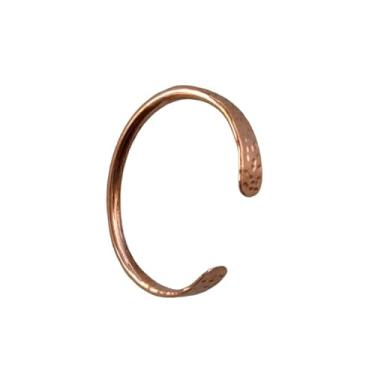 Imagem de Daddy Shoppe Pulseira de cobre feita à mão para homens e mulheres, 100% cobre sólido sem revestimento, Large, Cobre