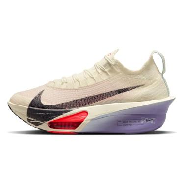 Imagem de Nike Alphafly 3 Tênis feminino de corrida de estrada (leite de coco/ametista empoeirada/azul geleira), Leite de coco/ametista noir empoeirada, 35