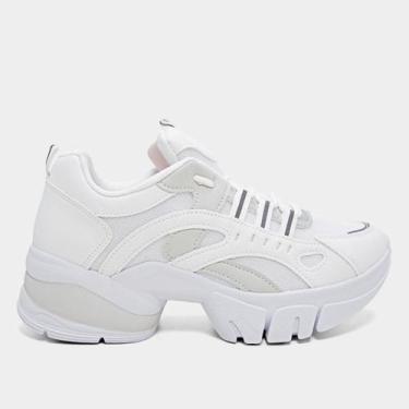 Imagem de Tênis Ramarim Chuncky Feminino, Branco, Cinza, 37
