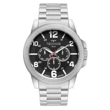 Imagem de Relógio Technos Masculino Racer Premium Multifunção Prata 6P29ALM/1P