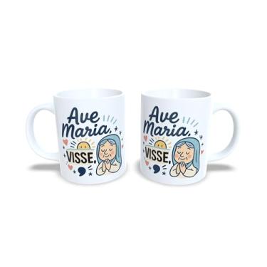 Imagem de Caneca de Cerâmica 325ml com Gírias do Nordeste, Frase Nordestina, Branca (20955)