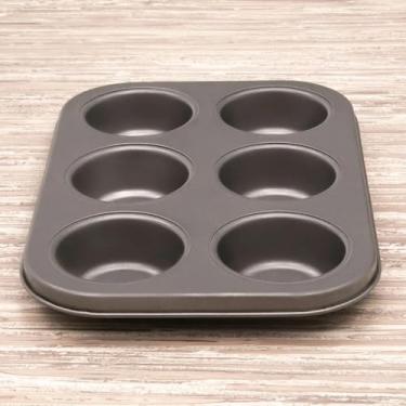 Imagem de Forma Profissional para Pão de Queijo 6 Cavidades – Versátil para Cupcakes e Empadas