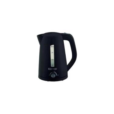 Imagem de Chaleira Elétrica Mali 1,5 Litros, 1800W, Aço Inoxidável, Base Giratória 360°, Preta, 220V, 21x14cm