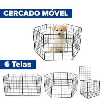 Imagem de Cercado P/ Pet Em Tela Aramada Cercadinho Para Cachorro,cão - NoBrand,