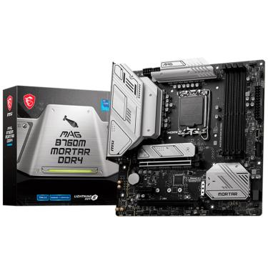 Imagem de Placa Mae MSI MAG B760M Mortar DDR4, Socket LGA 1700, CHipset Intel B760 - 911-7E01-009