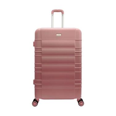 Imagem de Mala de Viagem Expansiva Rigida Roda Dupla 360  Cadeado Aviao Embarque