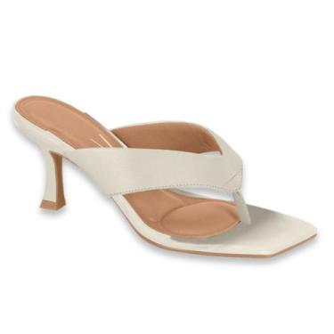 Imagem de Sandália Tamanco Feminino Vizzano Salto Médio Taça Festa Casual Ref: 6