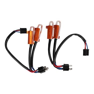 Imagem de 50w 8Ω resistor led de alta qualidade resistor de carga livre de erros para decodificação de luz led e solução de problemas abs liga de alumínio 2 peças