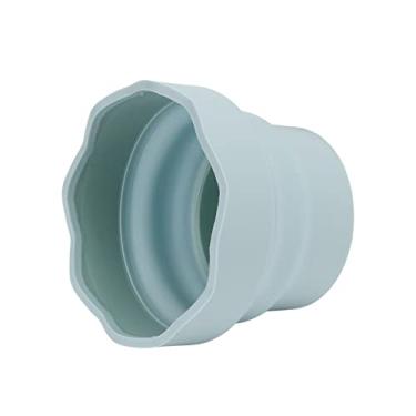 Imagem de AUNMAS Balde Dobrável da Arruela da Escova Pintura, Organizador Dobrável do Suporte de Copo água do Silicone para Fontes Arte Artista Pintura a óleo Aguarela (Azul)