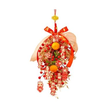 Imagem de Vaveren Decoração de Ano Chinês 2026 - Ano do Cavalo - Placa Decorativa Tradicional para Entrada - Ideal para Celebrações, Style B