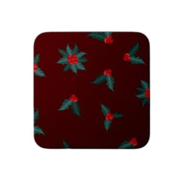 Imagem de Ladrilho Decorativo de Cerâmica Estampa Inverno com Plantas e Galhos