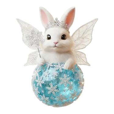 Imagem de Fiocias Pingente decorativo de da Páscoa em acrílico plano 2D para quarto de bebê