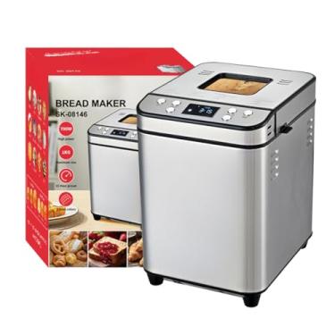 Imagem de Máquina de Pão Caseiro Automática Elétrica com Timer Programável para Uso Doméstico (220v)