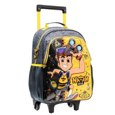 Imagem de Mochila Escolar de Rodas Natan Ai X Youtuber 15580 Original - Xeryus
