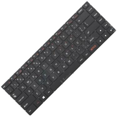 Imagem de Teclado mBook para Positivo Motion C4500c Com Botão Netflix