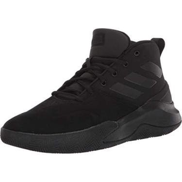 Imagem de adidas Ownthegame Tênis de basquete masculino, Preto/preto, 39
