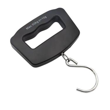 Imagem de Balanças de bagagem suspensas digitais, gancho de aço inoxidável, 50 kg