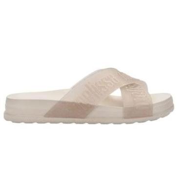 Imagem de Sandália Melissa Cozy Slide M-Lover II Bege Glitter-Feminino