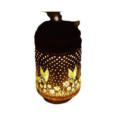 Imagem de Lanterna De Ferro Solar Para Decoração De Jardim Ao Ar Livre, Festa, P