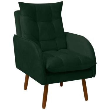Imagem de Poltrona Decorativa Sala de Estar e Recepção Vanessa Veludo - SOFA STO