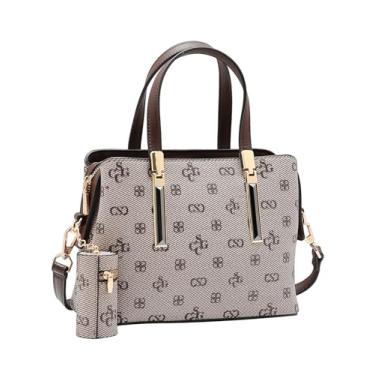 Imagem de Bolsa Luxo Casual Monograma Atemporal Chenson - Café 3485414