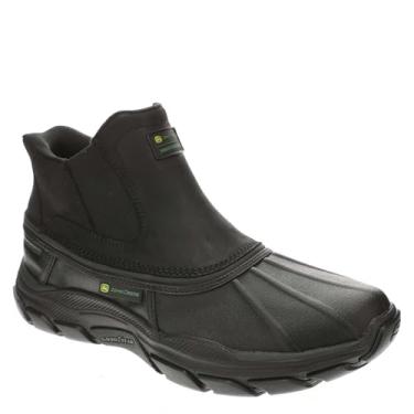 Imagem de Skechers Bota de chuva masculina Respected-Langdon, Preto, 41
