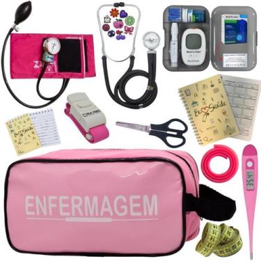 Imagem de Kit Enfermagem Completo Top + Medidor Glicose  - PREMIUM, P.A. Med, IN