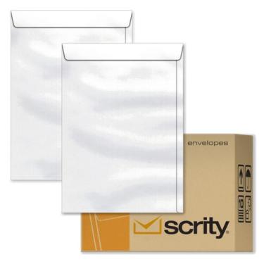 Imagem de Envelope A4 Sof732 Saco Off Set Branco 22x32cm Scrity 500und