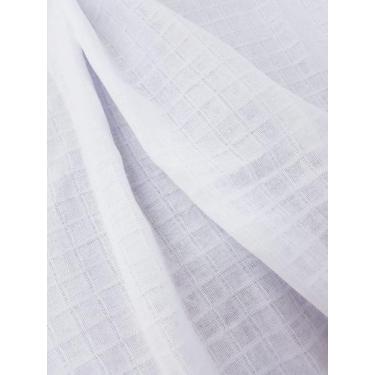 Imagem de Fralda quadriculada 2,10mt x 70cm largura - Valletex, branco