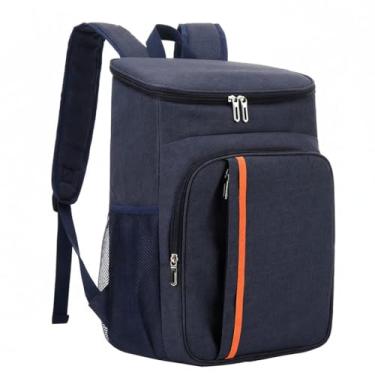 Imagem de Mochila Cooler Isolada e À Prova de Vazamento Bolsa Geladeira para Compras Homens Mulheres Piqueniques Camping Trilhas Praia Parque Viagens Dia Bem Almoço Diária Trabalho Viagem Múltiplos Bolsos Espaç