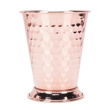 Imagem de Cryfokt Copo de Coquetel Julep de hortelã Em Aço Inoxidável, Design Elegante para Bar, Casa, Restaurante, Copo Bebendo de Metal de 400ml para Festa de Corrida de Cavalos (Tipo 1)