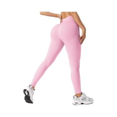 Imagem de Calças De Yoga Sem Costura Para Mulheres Com Controle De Barriga Leggi