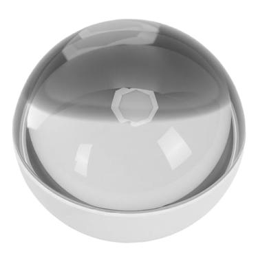 Imagem de Dpofirs Lâmpada de Esfera de Memória de 2,7", Bola de Cristal de Natal 2026, Lâmpada de Orbe de Memória, Vídeos e Fotos Carregáveis ​​em 3D Personalizados para Amigos, Aniversário, (Branco)