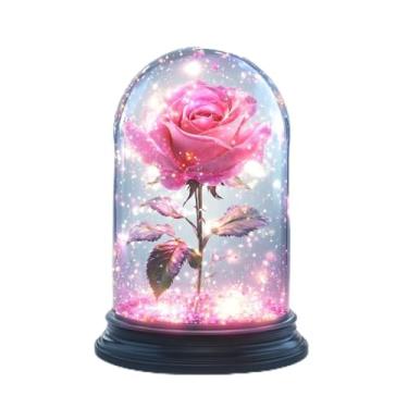 Imagem de Brincos de rosa para o dia dos namorados, brincos femininos pendentes para lembrancinhas de festa, joias de acrílico para intercâmbio de estudantes, presentes para lembrancinhas de sala de aula