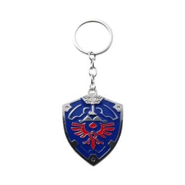 Imagem de Chaveiro Do Escudo Hylian Breath of the Wild Com Espada Mestra, Olho D