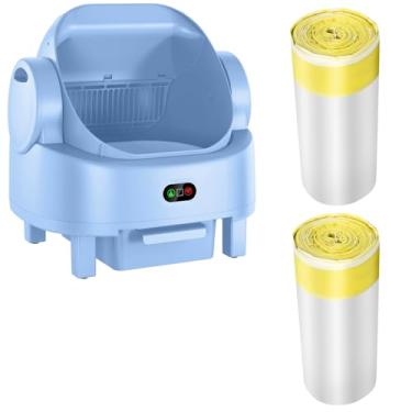 Imagem de Saco de lixo amarelo claro para caixa de areia automática