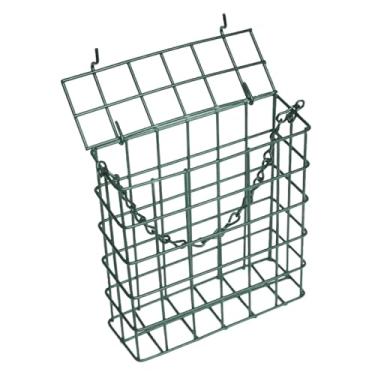 Imagem de WeiLaiKeQi Alimentador de bolo de sebo para pássaros, ferramenta de alimentação para jardim suspenso, decoração externa, Verde