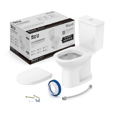 Imagem de Kit Vaso Convencional Completo Roca Debba Round C329723002