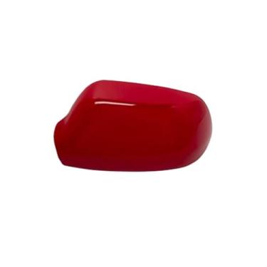 Imagem de Substituição do carro retrovisor espelho lateral capa asa tampa exterior porta traseira caso guarnição habitação auto Compatível com mazda 3 m3 6 m6 2003-2008(Red L Side)