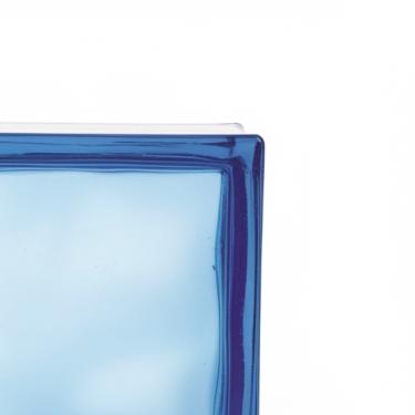 Imagem de Tijolo de Vidro 19 x 19 x 8 cm Cloudy S-Color Azul 06 Unidades Tradestar