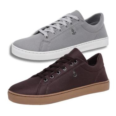 Imagem de Kit 2 Tênis Masculino Casual Resistente Estiloso Confortável - Bless A