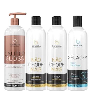 Imagem de Borabella Cauter Gloss + Kit Não Chore + Selagem 3x350ml
