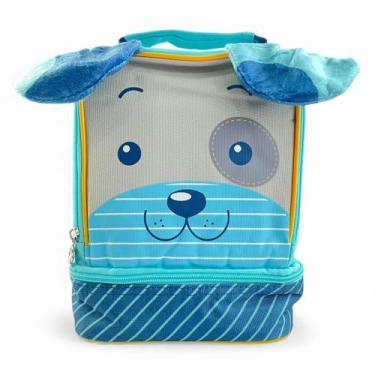 Imagem de Lancheira infantil clio pets termica 9" -, Azul Claro