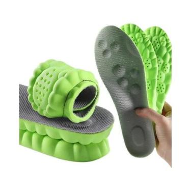 Imagem de Palmilhas Ortopédicas Unissex Super Macias Com Suporte De Arco 4D Para