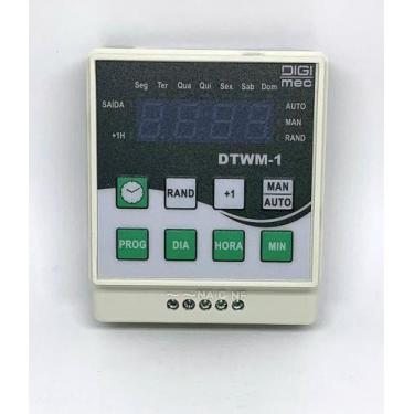 Imagem de Timer Digital DTWM-1 90-240Vca 5 Amp. Digimec